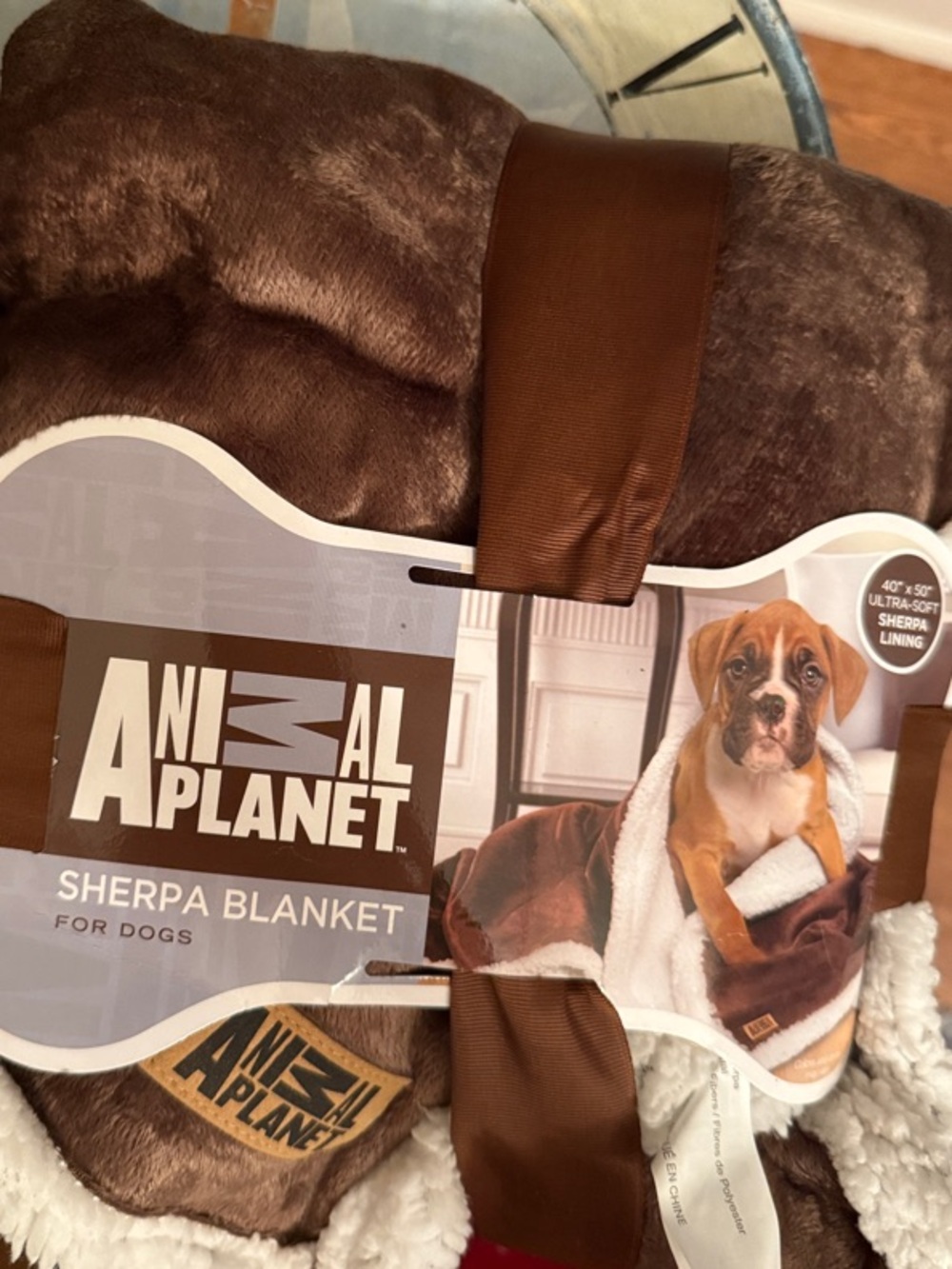 Animal Planet Brown Sherpa Dog Blanket